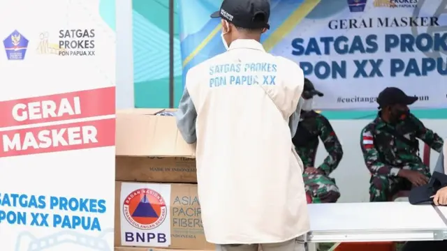 Gerai Masker PON XX Papua