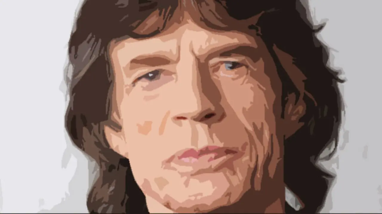 Ilustrasi Mick Jagger