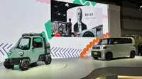 Laporan Liputan6.com dari Tokyo: Daihatsu Pamer 4 Model Konsep Baru di JMS 2025, Ada Bemo Listrik