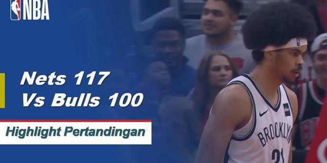 Cuplikan Pertandingan NBA : Nets 117 vs Bulls 100