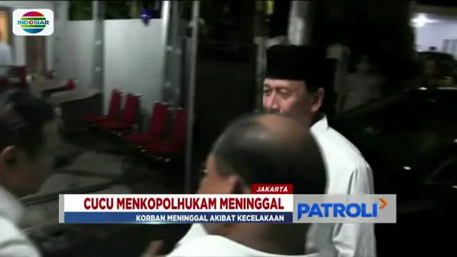 Kepada wartawan, Wiranto mengaku mendengar berita duka kematian Ahmad Daniyal Alfatih, cucunya dari media.