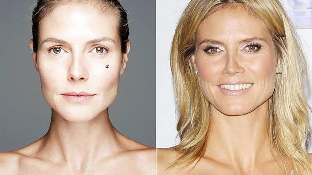 6 Selebritis Cantik Tanpa Make Up - Heidi Klum
