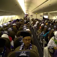 Penerbangan Keberangkatan Haji Rampung, Garuda Indonesia Catat Ketepatan Waktu 96,4%