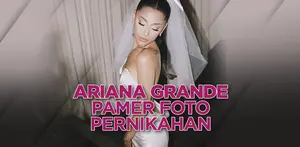 Ariana Grande Rilis Foto Pernikahan, Pakai Gaun Pengantin Vera Wang