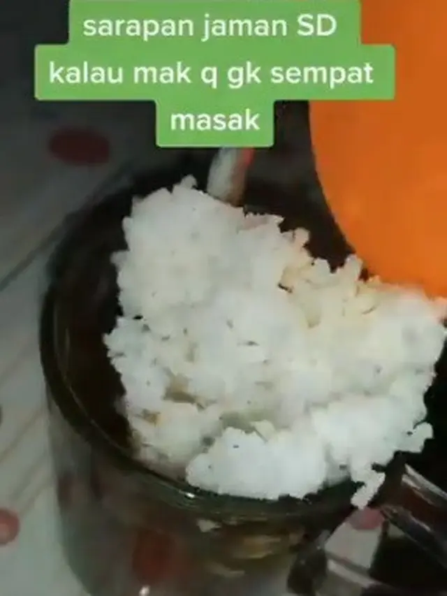 teh dicampur nasi