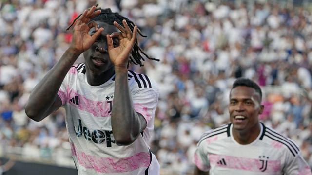 Foto: Moise Kean Cetak Gol Kilat 50 Detik dan Bawa Juventus Tumbangkan Real Madrid pada Laga Uji Coba Pramusim di Amerika