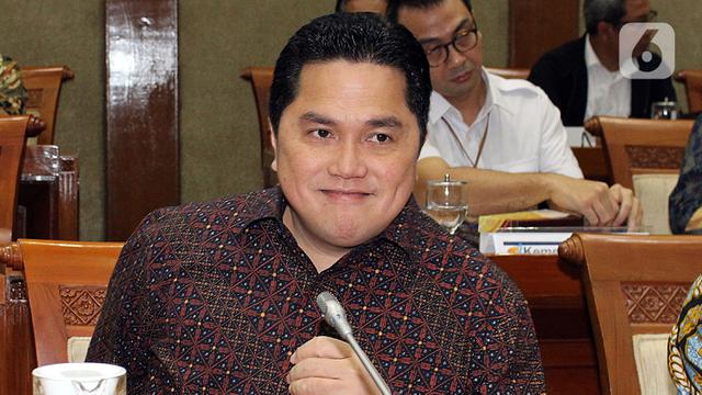 Erick Thohir Rapat Perdana di DPR