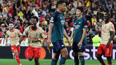 Sebagai wakil Premier League di kompetisi antar-klub Eropa, seperti Liga Champions dan Liga Europa, Arsenal layak diunggulkan saat menghadapi tim-tim semenjana dari liga top Eropa lainnya. Namun Arsenal nyatanya pernah tersandung oleh klub-klub asal Prancis yang notabene tak diunggulkan. Tercatat ada 4 klub asal Prancis yang pernah mengalahkan The Gunners di kompetisi antar-klub Eropa. Klub mana saja? Ini dia daftar lengkapnya! (AFP/Denis Charlet)