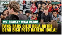 Momen Gemas, Ole Romeny Jadi Rebutan Foto Bareng Fans Cilik di Latihan Timnas Indonesia