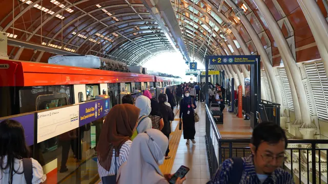 Jumlah penumpang LRT Jabodebek meningkat pada Mei 2026. (Foto: istimewa)