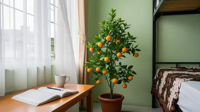 tanaman buah dalam pot untuk kamar kos biar adem alami