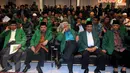 Para peserta yang menghadiri Rapimnas pada Sabtu (19/4/14) ini adalah 26 Ketua Dewan Pengurus Wilayah (DPW) tingkat provinsi, 21 pengurus DPP dan para ketua majelis PPP. (Liputan6.com/Johan Tallo)