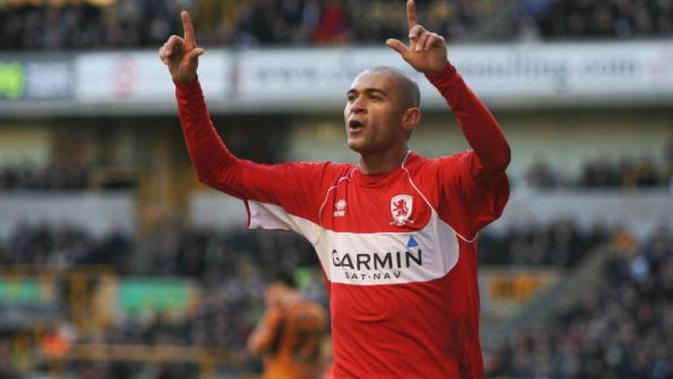 Striker Afonso Alves pernah gagal bersinar di Middlesbrough. (AFP/Chris Ratcliffe)