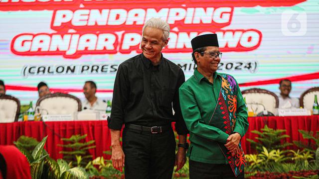 Mahfud MD Cawapres pendamping Ganjar Pranowo