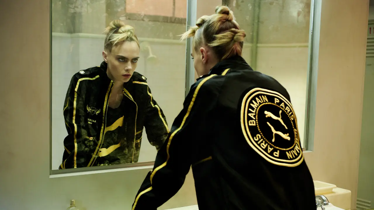 Terinspirasi Boxing, Cara Delevingne Rancang Koleksi Terbaru Puma x Balmain
