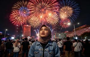 Prompt Gemini Ai Background Kembang Api (Foto: AI)