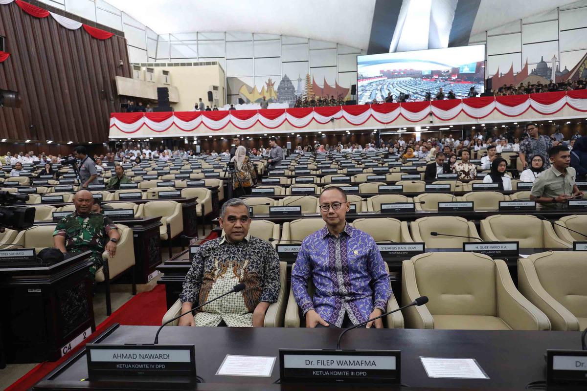 FOTO: MPR Gelar Gladi Bersih Pidato Kenegaraan Sidang Tahunan 2025