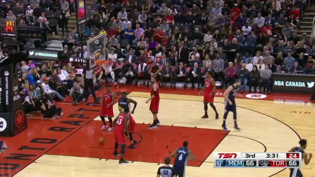 VIDEO : GAME RECAP NBA 2017-2018, Raptors 101 vs Grizzlies 86