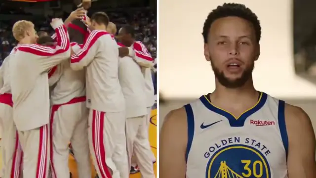 VIDEO: Pemain Golden State Warriors, Stephen Curry Kenang Poin Pertamanya di NBA
