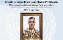Kemenhan Sampaikan Duka Cita, Praka Rico Gugur Lebanon Usai Perawatan Medis