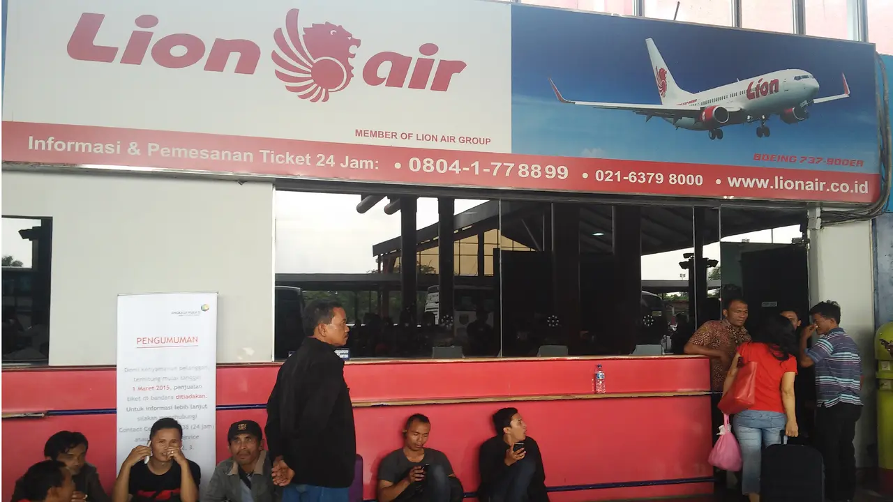 Penumpang pesawat Lion Air.