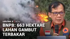 663 Hektare Lahan Gambut Masih Terbakar, Pemerintah Tambah Puluhan Ribu Personel