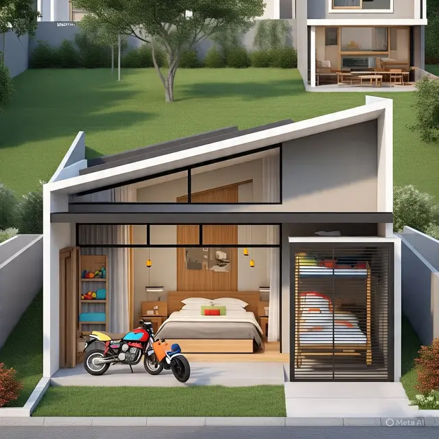 Rumah di Lahan 60 Meter Persegi