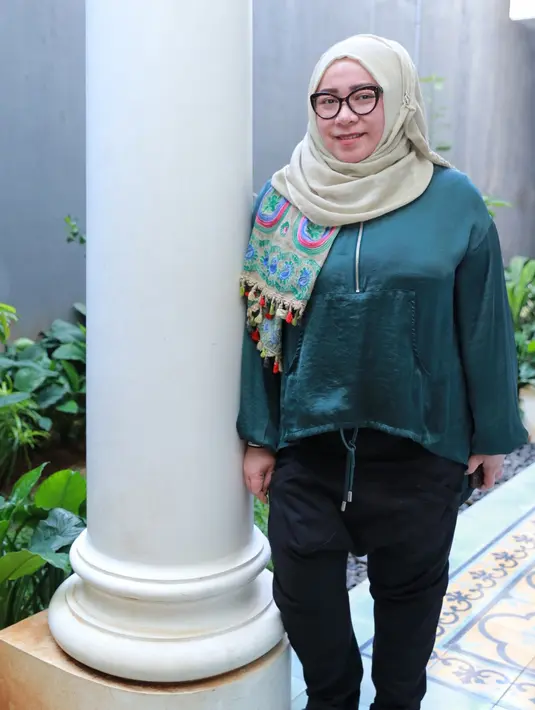 "Kaya orang dan sebagainya, ketika ada ajakan ini datang ke saya, ya itu sudah disuruh sama Yang Di Atas," ujarnya. (Adrian Putra/Bintang.com)