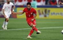 FOTO: Aksi Playmaker Timnas U23, Marselino Ferdinan Obrak Abrik Pertahanan Lawan di AFC U23