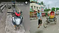 Foto nyeleneh yang tertangkap Google Street View (Sumber: Twitter/KucengTerbanggg)