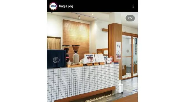 Tampak dalam Hagia Coffee. (Sumber: Instagram @hagia.jog)