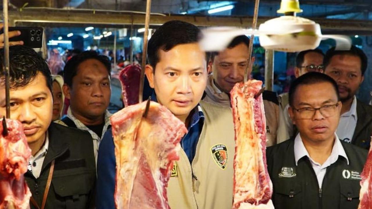 Bapanas Pastikan Harga Daging Sapi di Pasar Kosambi Sesuai HAP Jelang Lebaran 2026