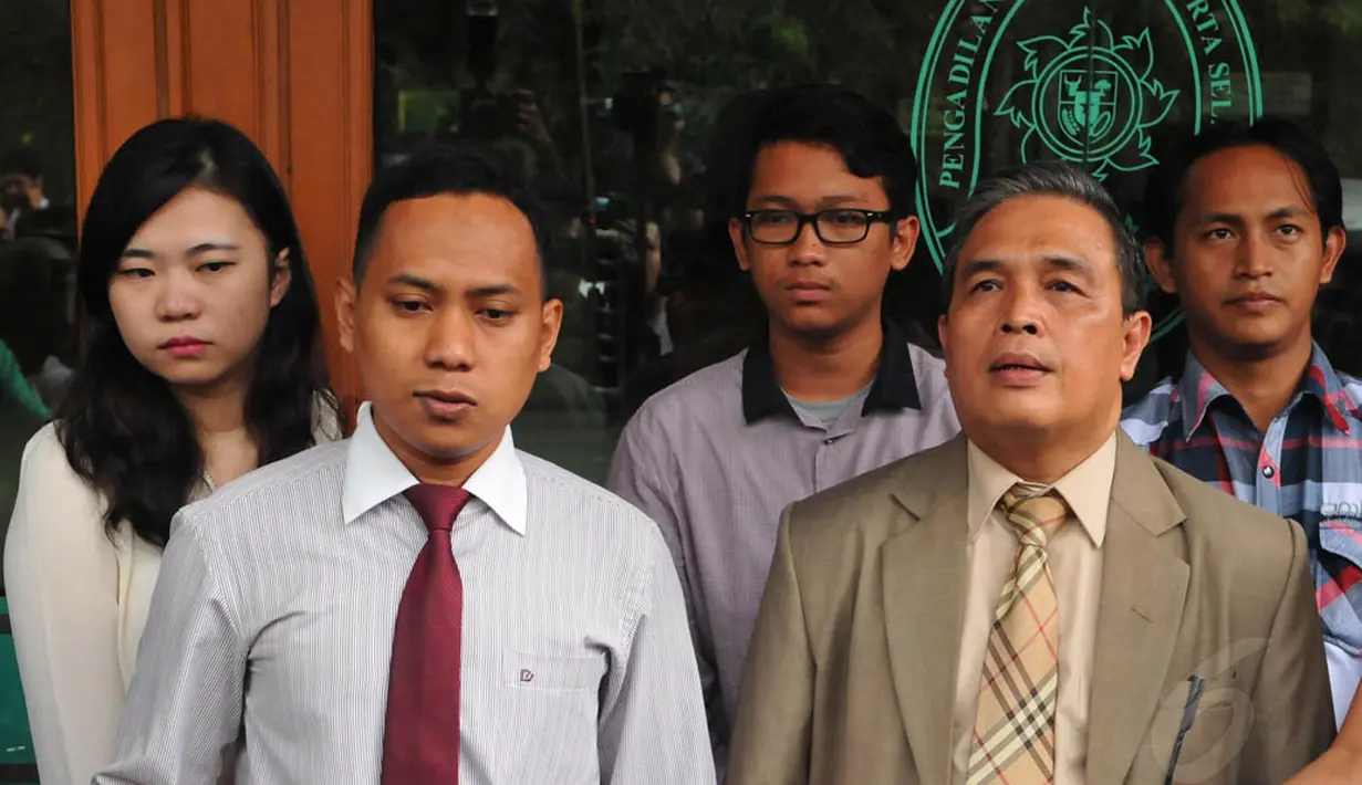 Sidang putusan ini tidak dihadiri Christy Jusung dan Jay Alatas, melainkan diwakili kuasa hukum masing-masing pihak, Jakarta, Senin (23/6/14). (Liputan6.com/Andrian M Tunay)
