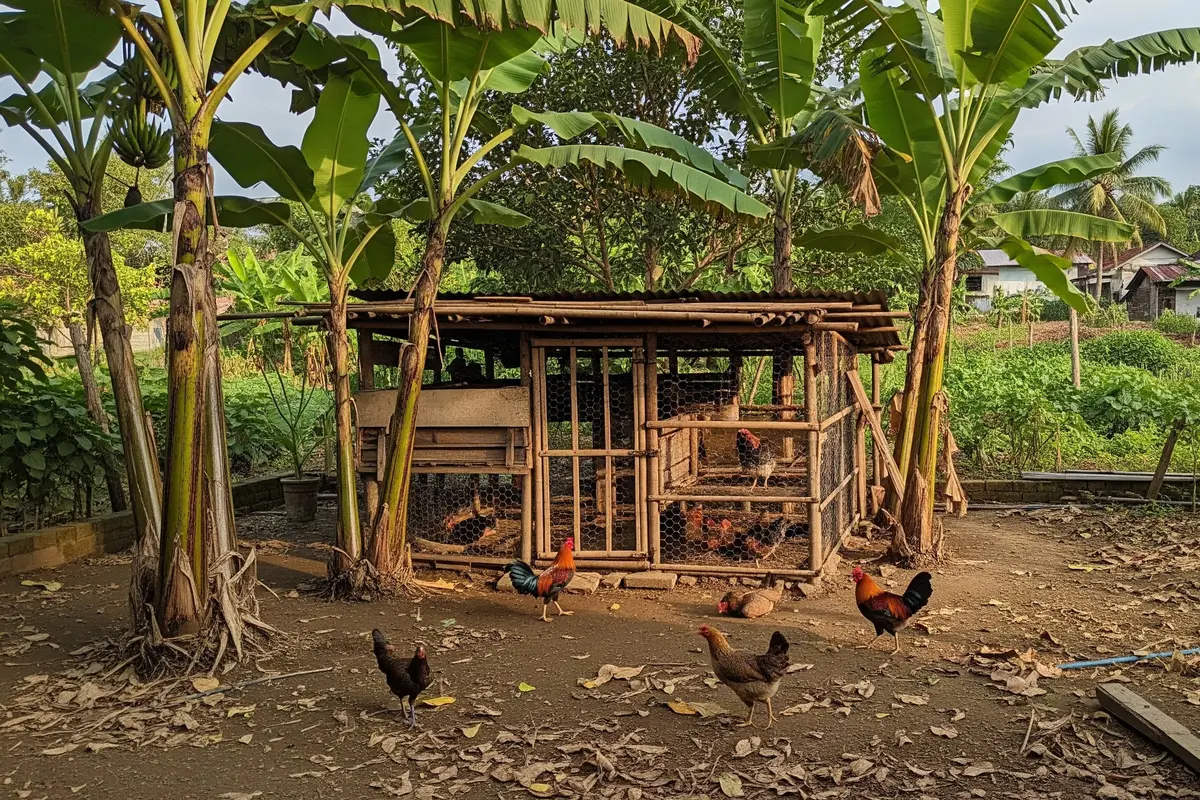 Tanaman Peneduh Alami untuk Kebun Ayam