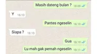 6 Reaksi Orang Dapat Chat Huruf Y Ini Bikin Senyum Tipis (sumber: Twitter.com/askmenfess)