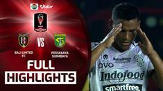 Berita video highlights laga Grup C Piala Presiden 2022 antara Bali United melawan Persebaya Surabaya, Senin (20/6/2022).