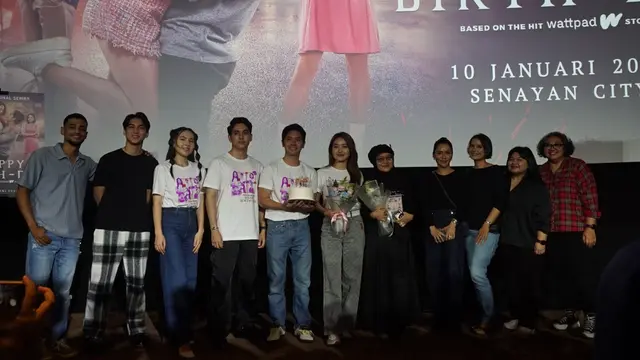 Natasha Wilona dan pemain series Happy Birth-Die