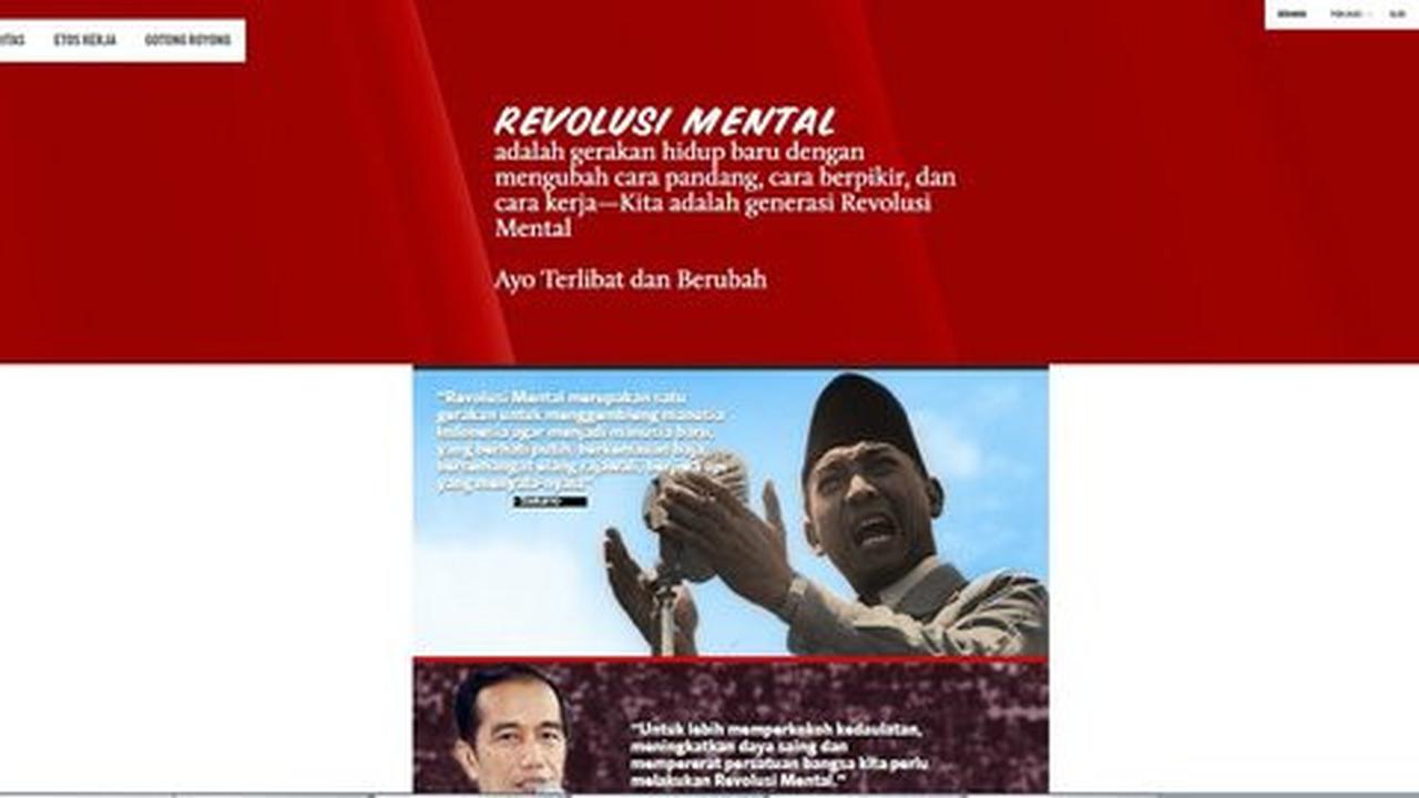 Situs revolusi mental disebut contek Obama, ini pembelaan PDIP