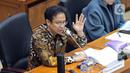 Menteri Kesehatan RI Budi Gunadi Sadikin rapat kerja dengan Komisi IX DPR di Gedung Parlemen, Jakarta, Rabu (8/2/2023). Rapat membahas penjelasan strategi percepatan pelaksanaan transformasi kesehatan tahun 2023, strategi percepatan penanganan penyakit tidak menular dan penyakit menular dan pemenuhan tenaga dokter spesialis melalui program Academic Health System (AHS) serta peta jalan lintas sektoral terkait kemandirian obat dan alat kesehatan dalam negeri. (Liputan6.com/Faizal Fanani)