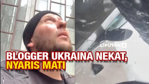VIDEO: Menantang Maut, Blogger Ini Nyaris Mati Dibom Rusia