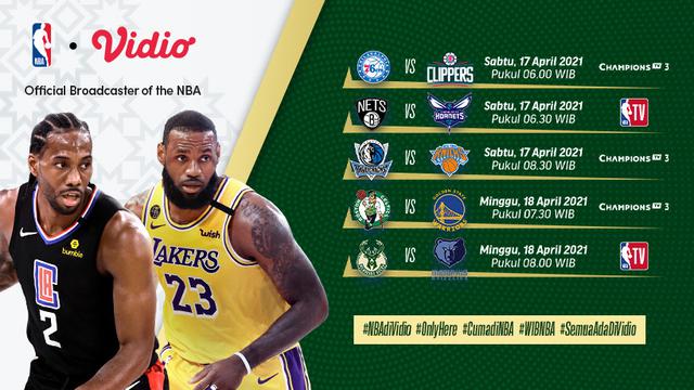 Jadwal NBA Pekan ke-17