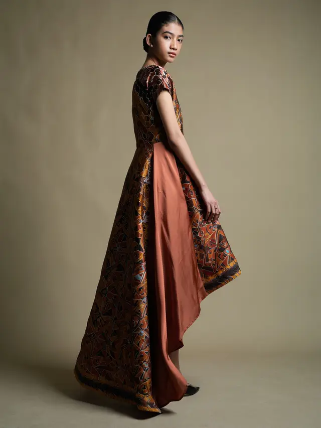 Model Batik Kombinasi Satin