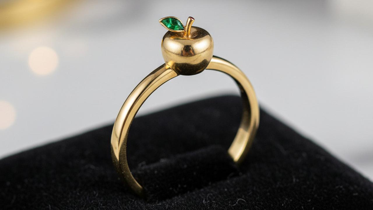 Tren Elegansi Modern, 7 Koleksi Model Cincin Emas Apel yang Simpel tapi Mewah di 2025