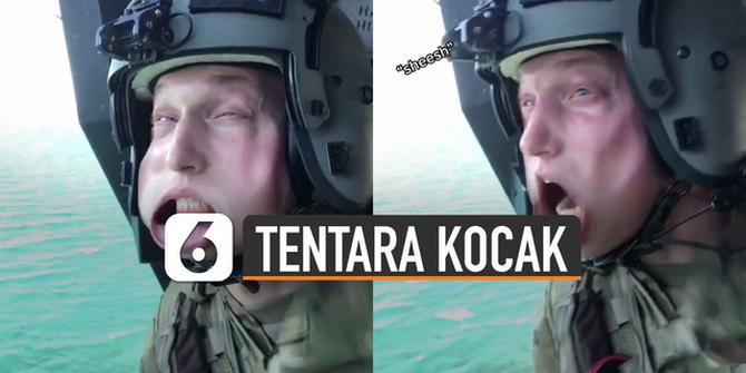 Video Kocak Aksi Tentara Luar Negeri Saat Gabut Di Helikopter Enamplus