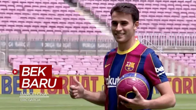 Berita video Barcelona memperkenalkan bek barunya, Eric Garcia, pada Selasa (1/6/2021).