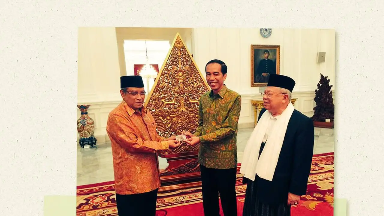 Jadi Anggota Kehormatan NU, Jokowi Terima kartu Anggota