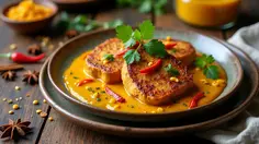 Resep Steak Tempe Saus Kari yang Empuk dan Kaya Rempah