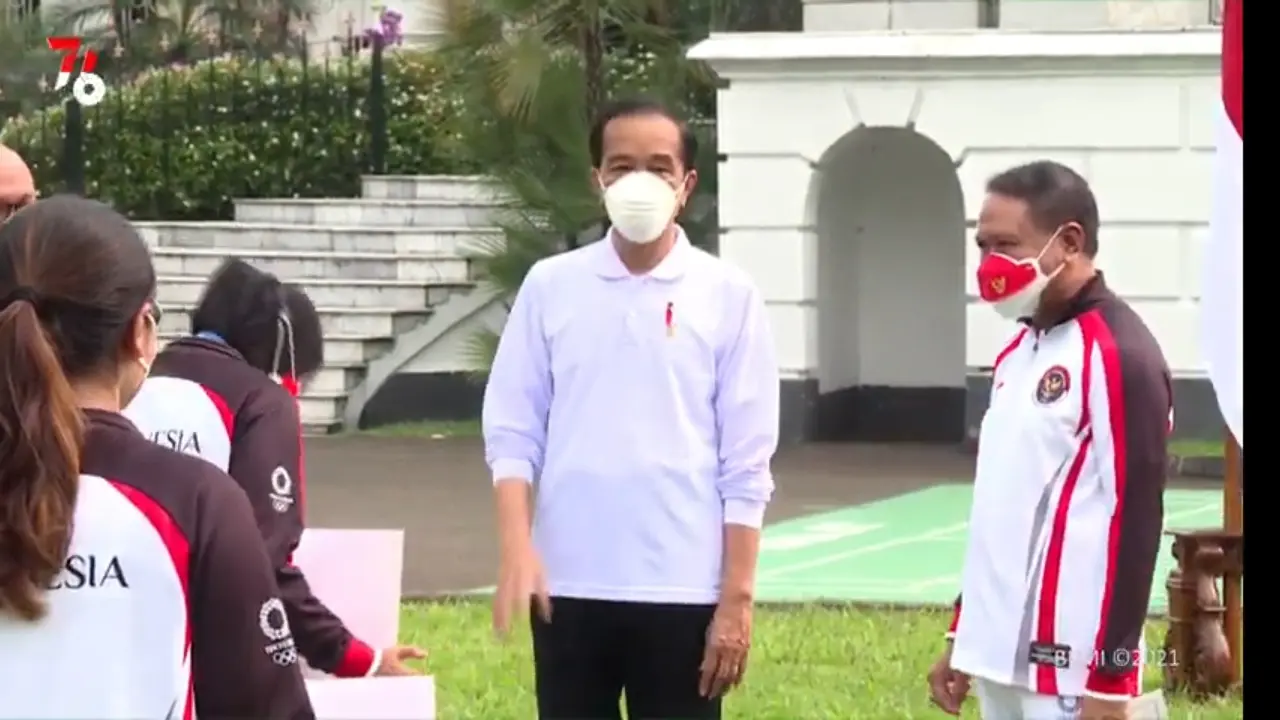 Presiden Jokowi memberikan hadiah dan bonus untuk para atlet Olimpiade Tokyo 2020