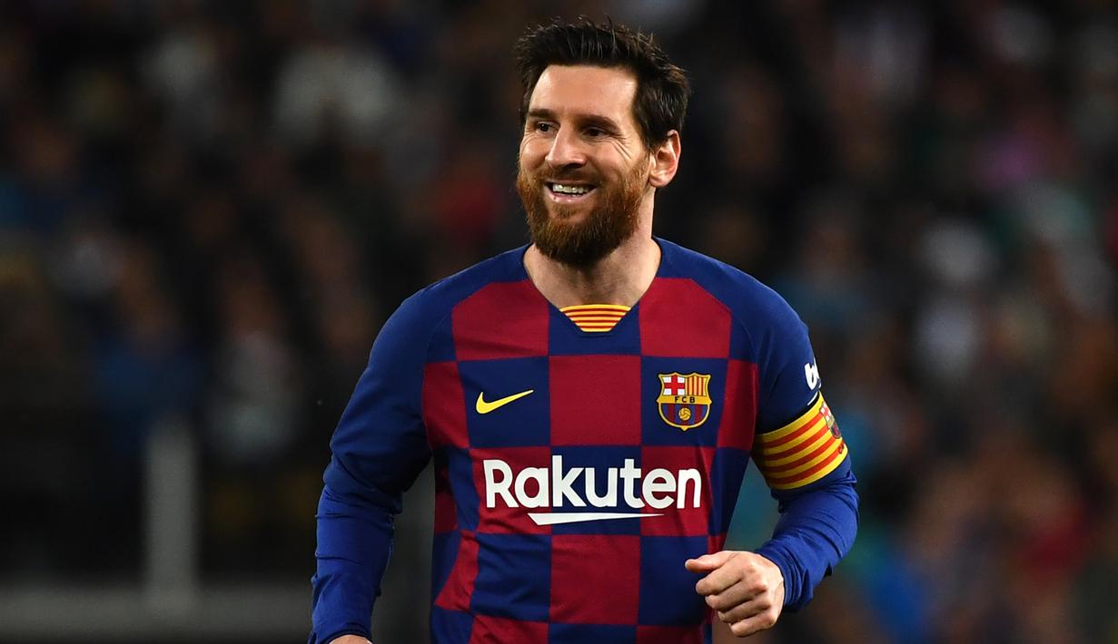2. Lionel Messi (104 juta dolar) - Messi memperoleh penghasilan 104 juta dolar yang terbagi menjadi 72 juta dolar dari gaji dan 32 juta dolar dari pendapatan iklan. (AFP/Gabriel Bouys)