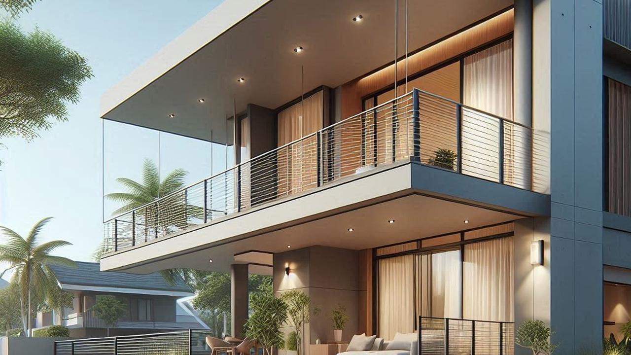 Desain Railing Balkon Minimalis